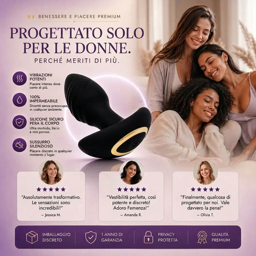 Femenza Plug Anal Rotatorio 360°